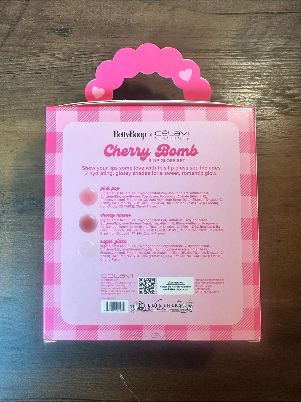 Betty Boop cherry glossy